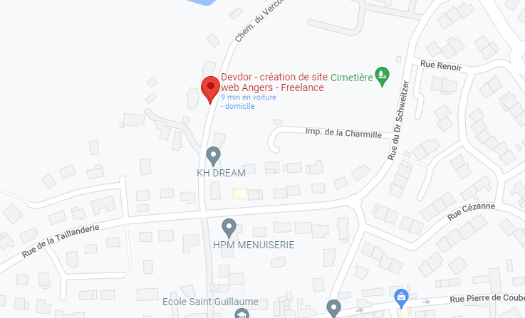 google maps devdor.fr